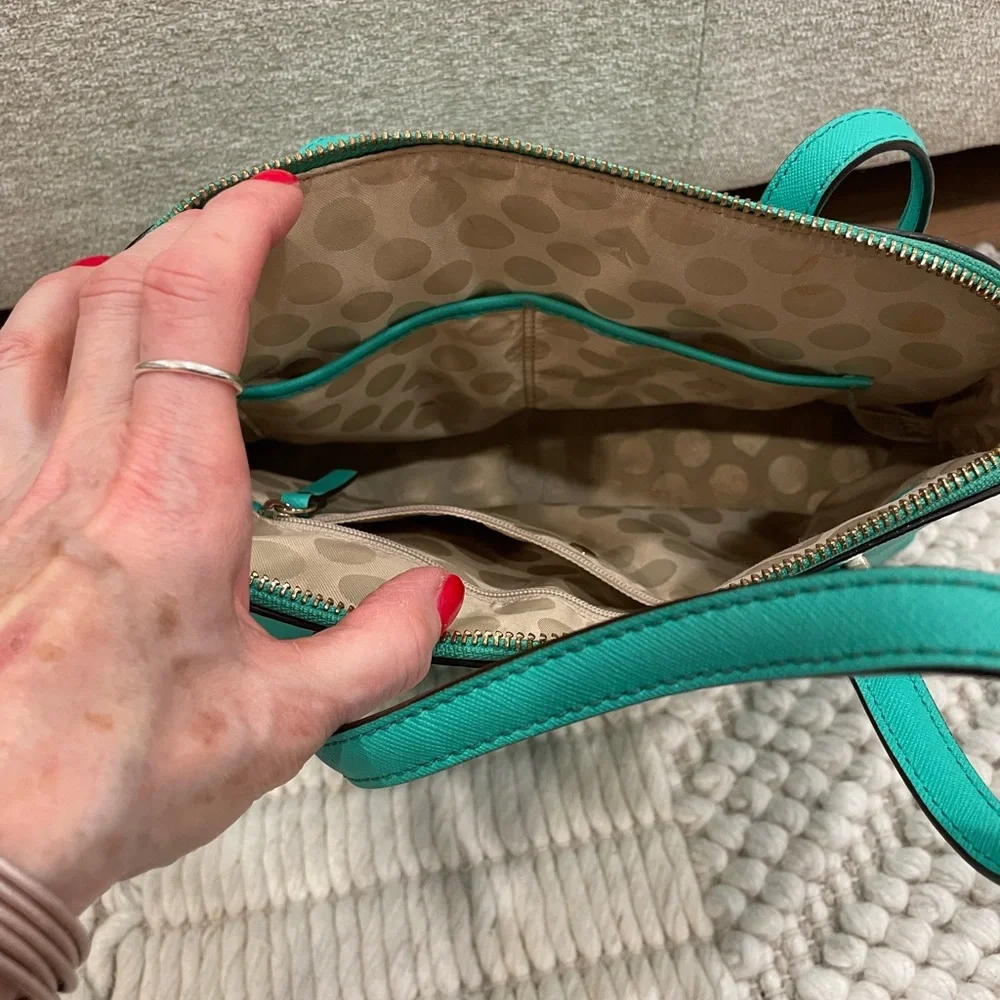 Kate Spade Teal Pocketbook - Picture 9 of 9